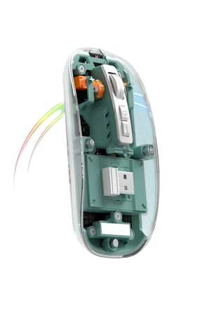 Çift Mod Bağlantılı Kablosuz Mouse Bluetooth ve USB Alıcılı Yeni Nesil