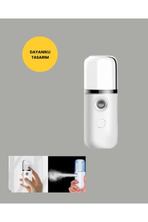 Taşınabilir Şarjlı Buhar Nemlendirici – Kablosuz Akıllı Pro Teknolojili Mini Cilt ve Ortam Nemlendirici
