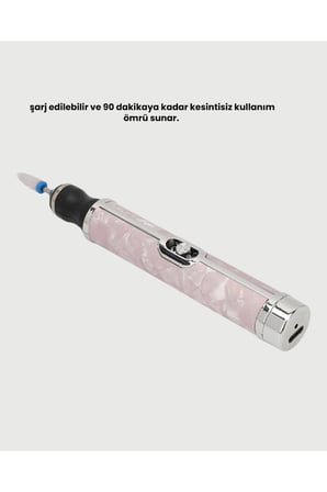 USB Şarjlı Profesyonel 20.000 RPM Elektrikli Oje Sökücü ve Tırnak Bakım Aleti