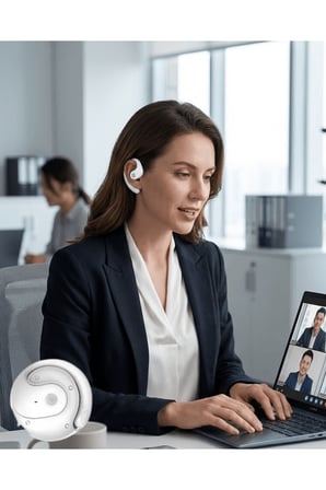 Bluetooth Kulaklık Çift Mikrofonlu Uzun Kullanım Süreli ve Hızlı Şarj Özellikli