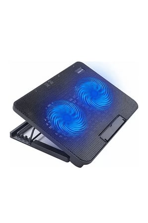 Laptop Soğutucu Stand Çift Fanlı 17 İnç Uyumlu Ayarlanabilir Notebook Altlığı
