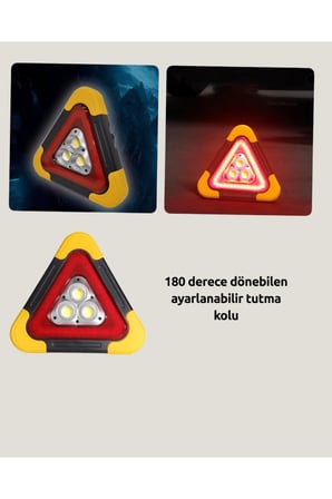 2000mAh Kapasiteli Taşınabilir Üçgen Park Lambası Yeni Nesil