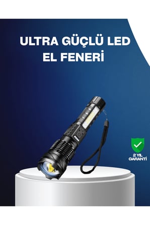 Outdoor ve Acil Durum İçin Güçlü LED El Feneri