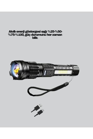 Outdoor ve Acil Durum İçin Güçlü LED El Feneri