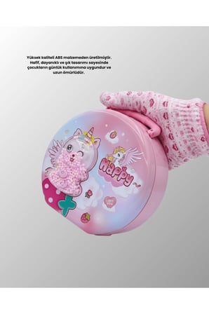 Anahtarlı Çocuk Para Kasası Eğitici ve Dekoratif Tasarım
