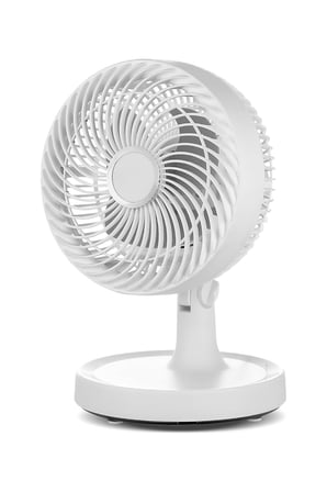 Mini Masaüstü Vantilatör Sessiz Çalışan 2 Kademeli Fan Otomatik Salınımlı