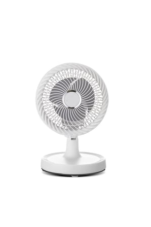 Mini Masaüstü Vantilatör Sessiz Çalışan 2 Kademeli Fan Otomatik Salınımlı