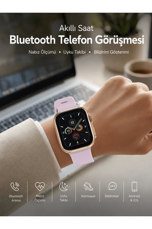 Bluetooth Görüşmeli Akıllı Saat, Sağlık Takibi ve Akıllı Bildirim Özellikleriyle Günlük Hayatınızı Kolaylaştırır