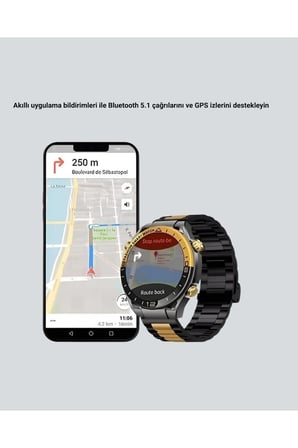3 Bileklikli Amoled Akıllı Saat Bluetooth Çağrı ve Sağlık Takipli Yeni Nesil