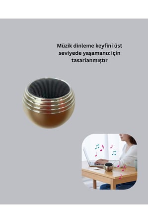 Taşınabilir Bluetooth Hoparlör Yüksek Ses Kaliteli Mini Tasarım Yeni Nesil