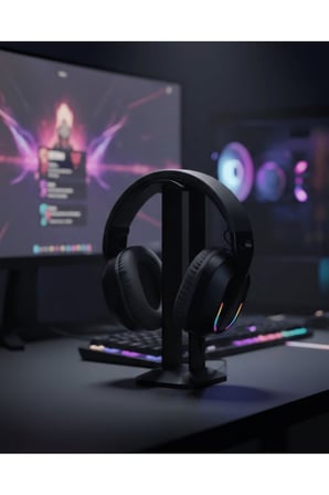 Kablosuz Oyuncu Kulaklığı RGB Aydınlatmalı Bluetooth Mikrofonlu Gaming Headset