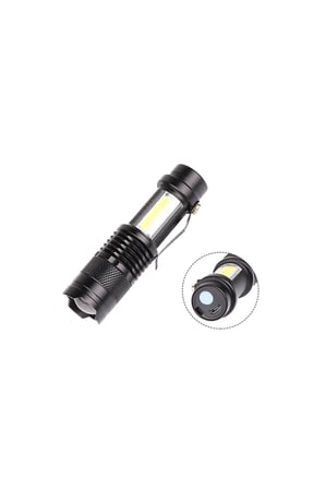 Taşınabilir Şarjlı LED Fener - 4 Modlu, 2000LM, Ayarlanabilir Odak Yeni Nesil