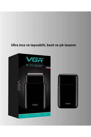 ABS Gövdeli Süper İnce Elektrikli Sakal Kesici – 45 dk Kablosuz Kullanım, Yanak Makası Dahil
