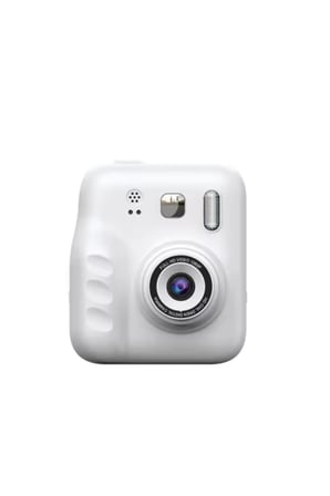 Çocuk Dijital Baskılı Kamera 5 Kalem 4 Rulo Kağıt Hediyeli Eğlenceli Fotoğraf Makinesi