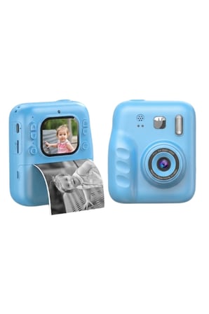 Çocuklar İçin Fotoğraf Makinesi Baskı Özellikli 4 Kağıt Rulo Hediyeli