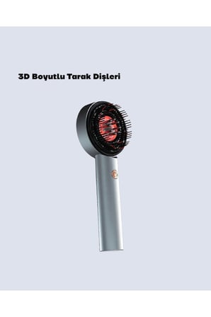Saç Büyüme Destekleyici Elektrikli Masaj Tarak Yağ Aplikatörlü Yeni Nesil