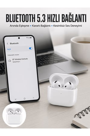 Kablosuz Bluetooth Kulaklık TWS ANC Özelliği Yüksek Ses Kaliteli Yeni Nesil