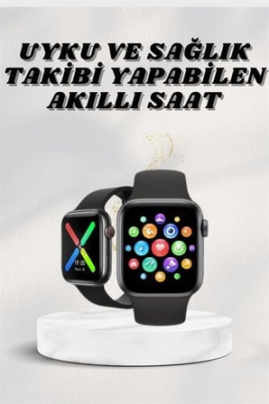 Akıllı Saat Wireless Şarj Yüksek Çözünürlüklü Müzik Dinleme Sesli Cevaplama Yeni Nesil