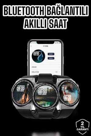 Akıllı Saat GPS VE NFC Özelliği Sesli Görüşme Dokunmstik Ekran