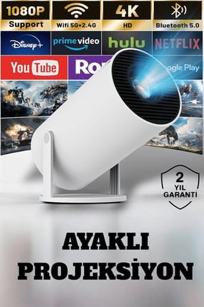 HDMI ve Full HD Teknolojili 160 ANSI Lümen Kablosuz Projeksiyon Yeni Nesil