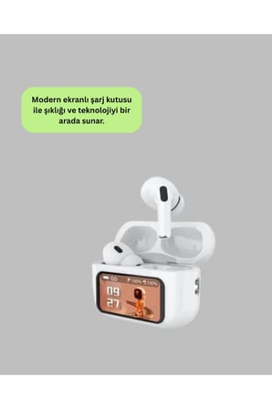 Otomatik Bağlantılı Bluetooth Kulaklık ANC Özellikli Su ve Ter Dayanıklı Yeni Nesil