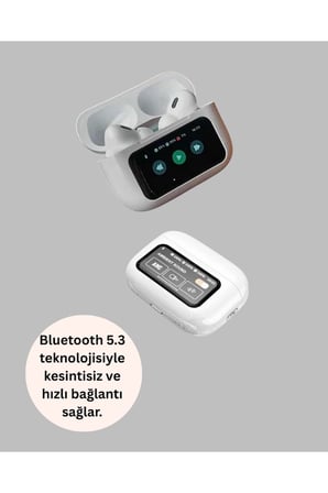 Otomatik Bağlantılı Bluetooth Kulaklık ANC Özellikli Su ve Ter Dayanıklı Yeni Nesil