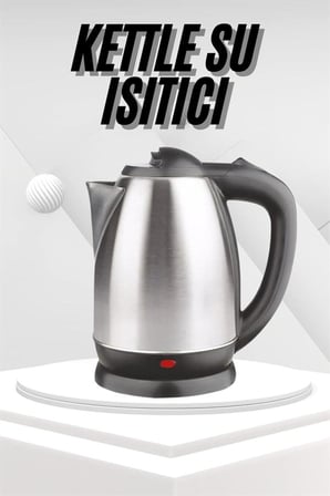 Yeni Nesil Saplı Uzun Ömürlü Paslanmaz Çelik Su Isıtıcı Kettle