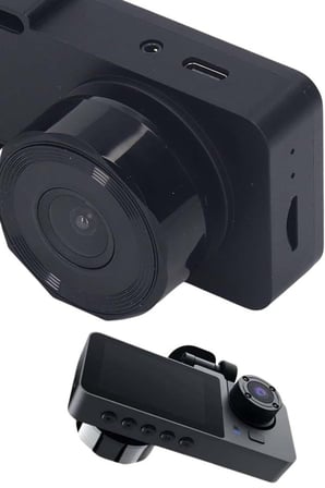 3 Kameralı 2 İnç 1080P Araç İçi Kamera Sürüş Kamerası CarPlay