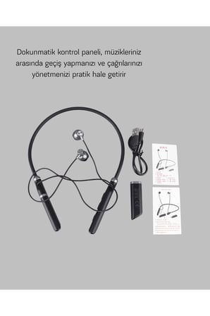 Aktif Gürültü Önlemeli Bluetooth Kulaklık – Dokunmatik Kontrol, Dahili Mikrofon, Yüksek Ses Kalitesi