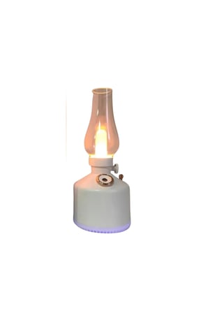 Retro Gaz Lambası Tasarımlı USB Şarjlı Aroma Difüzörü 280 ml Nano Mist Nemlendirici
