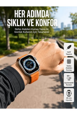 Akıllı Saat Amoled Ekran Bluetooth Bağlantılı Özel Tasarım Unısex
