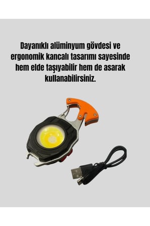 Kamp ve Doğa Yürüyüşü İçin Çok Fonksiyonlu Fener