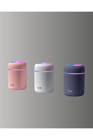 Taşınabilir Hava Nemlendirici – Renkli Işık ve USB Bağlantı