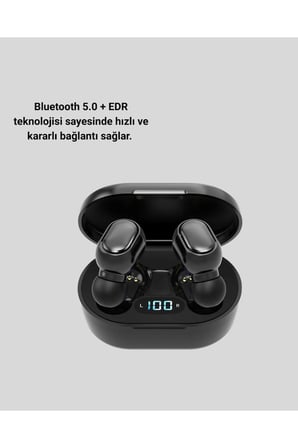 Bluetooth 5.0 Kulaklık – LED Ekranlı Şarj Kutusu Yeni Nesil