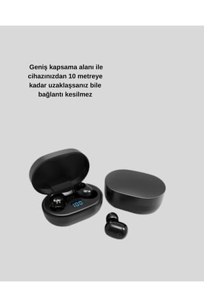 Bluetooth 5.0 Kulaklık – LED Ekranlı Şarj Kutusu Yeni Nesil