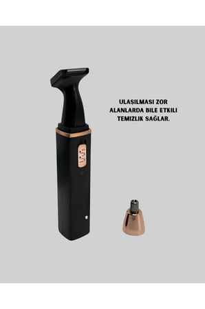 USB şarjlı, yıkanabilir başlıklı kişisel bakım cihazı-Tıraş Makinesi