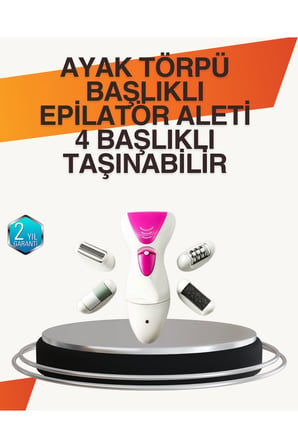 4 Fonksiyonlu Epilasyon ve Tırnak Bakım Makinesi