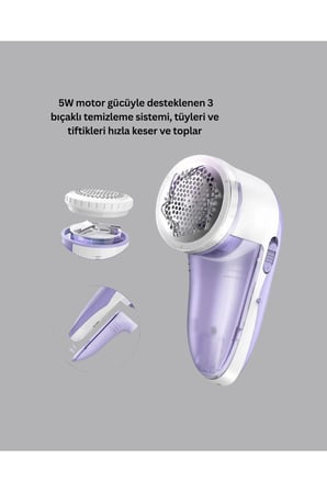 Pamuk Tiftik Tüy Temizleme Makinesi 5W – 3 Bıçaklı Sistem