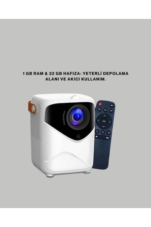 Ultra HD Çözünürlüklü Taşınabilir Projektör – 1920x1080 Piksel Görüntü Kalitesi Yeni Nesil