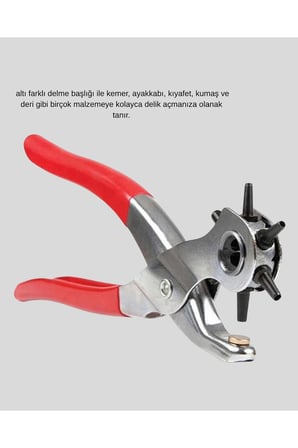 Çok Fonksiyonlu Delik Açma Pensesi 2mm–4.5mm Ayarlı Metal Gövdeli