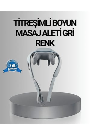 Titreşimli Boyun Masaj Cihazı Isı Terapili Şarjlı VNB-01 Ergonomik U Tasarım