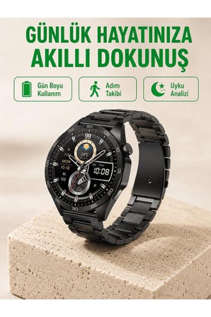 Bluetooth Akıllı Saat – Nabız, Adım Sayar, Uyku Takibi ve Spor Modlarıyla Akıllı Yaşam Asistanı