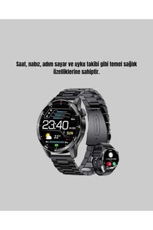 Bluetooth Akıllı Saat – Nabız, Adım Sayar, Uyku Takibi ve Spor Modlarıyla Akıllı Yaşam Asistanı