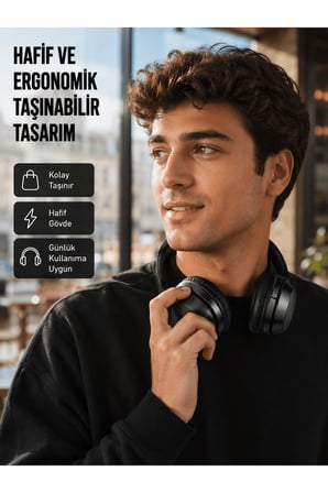 Modern Cihazlarla Uyumlu Kablolu Kulaklık – Yüksek Ses Kalitesi, Gürültü Azaltıcı Mikrofon Yeni Nesil