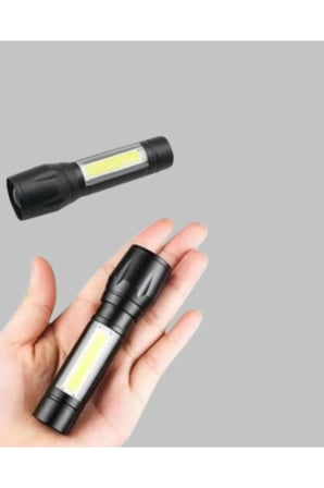 Ultra Dayanıklı 4 Mod Şarjlı Işıldak | Suya ve Darbeye Dayanıklı | 100.000 Saat LED Ömrü