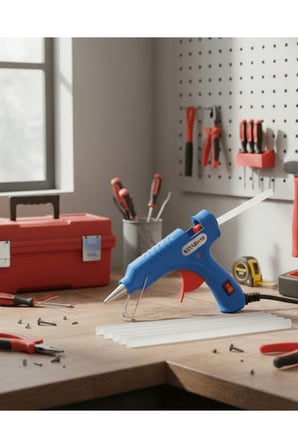 Kompakt ve Hafif 20W Silikon Tabancası 7.5 mm Silikon Uyumlu 5 Adet Hediye Silikon