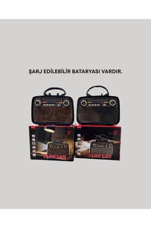 Taşınabilir Bluetooth Hoparlör – Modern Teknoloji ile Nostaljik Radyo Deneyimi, FM/AM Fonksiyonu