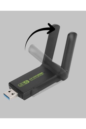 Ultratekno Dual Band WiFi Adaptör – 1200 Mbps, USB 3.0, Çift Antenli, Geniş Kapsama Alanı ve Yüksek Hız