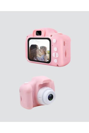 Çocuklar İçin Mini Dijital Kamera – 1080p HD, 2.0 İnç Ekran, Komik Filtreli ve Şarjlı