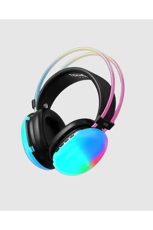 RGB Işıklı Kablosuz Kulaklık Bluetooth 5.3 800mAh Ergonomik IPX4 Dayanıklı